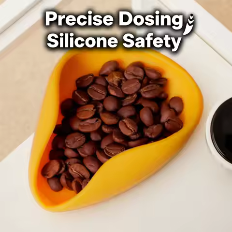 Coffee Dosing Vessel Silicone Espresso Accessories Silicone Coffee Bean Dosing Cup Single Dose Coffe