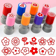 AROMA Rewards Flower Stamp, Students Rewards Self Inking Star Grading Stamp, Portable DIY Drawing To