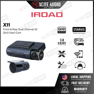 IROAD X11 QHD Dual Channel Front & Rear DashCam Night Vision ADAS App Control Car Camera Driving Rec
