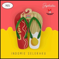 [SANDAL JEPIT] Indomie goreng (MKN) kolaborasi bukan swallow Sendal Jepit Cowo Pria Wanita Perempuan