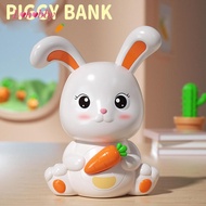 Lohobby Bunny Piggy Bank Money Box Saving Box Figurine Money Saving Box Sculpture for