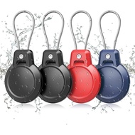 Waterproof AirTag Keychain Holder - 4 Pack Airtag Holder for  AirTag, 360° Robust Protective AirTag 