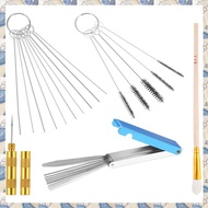 (SDRB) Carburetor Cleaning Kit Carburetor Jet Cleaning Tool for Motorcycle ATV Moped Welder