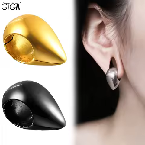 Giga 1/2Pcs 10mm(00g) Teardrop Stainless Steel Ear Hanger Weights Expander Gauges Ears Stretcher Pie