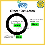 Silicone tube/ black tube hose tiub food grade 3x5 4x6 4x8 5x8 6x10 7x10 8x12 9x14 10x15 12x16 12x19
