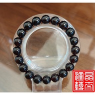 [Jinglai Run] Red Garnet Single Ring Hand Bead 34.6g 9.9mm Circumference 18cm January Lucky Stone Ya