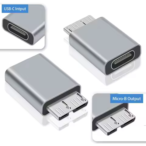 Male Type-C USB C to Female USB 3.0 Micro B Adapter Connector Micro B to USB C 3.1 Adapter for USB3.