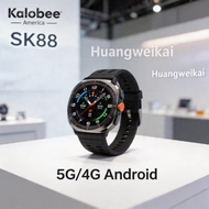 Kalobee 2026 SimCard +Rotating Camera smart watch sk88 Ultra 4G Cellular Card SmartWatch 3+32GB  AMO