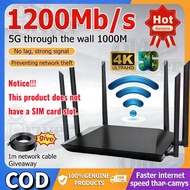 5G Wireless Router 6Antenna Wifi Router 1200mb/S Wlfl 6 Extender Booster Dual-Core 2.4ghz Router Wif
