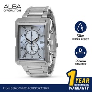 Jam Tangan Pria Alba Prestige Quartz Stainless Steel AF8L39 Original