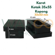 Rubber Protector for Furniture Feet, Table, Chair, Cupboard Rack, Pipe Hole Cover, Iron Block, Hollo