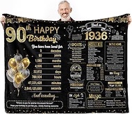 90th Birthday Gifts for Women Men, 90 Year Old Birthday Gifts for Women Men, Best Gifts for 90 Year 