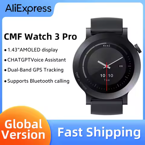 Global Version Nothing CMF Watch 3 Pro 1.43"AMOLED Dual-Band GPS Bluetooth Call Blood Oxygen Monitor