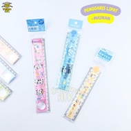 Toy Folding Ruler Mall Pattern Plastic Ruler/ Character Labyrinth Maze Folding Ruler/
