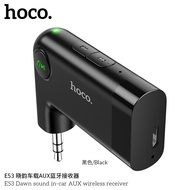 ส่งจากไทย อุปกรณ์รับสัญญาณบลูทูธ Car Bluetooth Hoco E53 E58 BT V5.0 IN-Car Aux Wireless Car Bluetooth Receiver ตัวรับสัญญาณบลูทูธ บลูทูธติดรถยนต์
