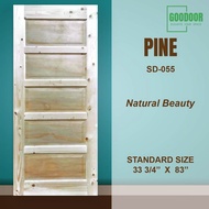 [Goodoor] Pintu/Pintu Kayu Pine/ Pinewood Door/ PINE/ SD055