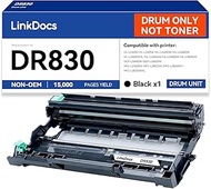 LinkDocs DR830 Drum Unit Replacement for Brother DR830 DR-830 TN830 TN-830 Drum Unit Used with Broth
