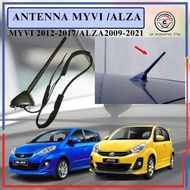 OEM Perodua Myvi Lagi Best 2011-2017 / Alza Antenna Assy Set With Base Cover 86300-BZ180