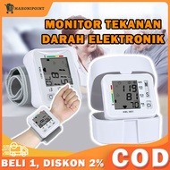 Pengukuran Tekanan Darah Dan Denyut Nadi Yang Cepat - Electronic Blood Pressure Monitor / Tensi Digital Alat Pengukur Tekanan Darah Tensimeter Digital Pengukur Tekanan Darah Sphygmomanometer with Voice/Alat Cek Tekanan Darah Otomatis / Monitor Tekanan Dar