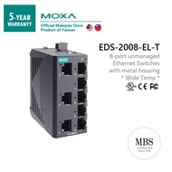 MOXA EDS-2008-EL-T | 8 Ports Industrial Unmanaged Switches | Wide Temp Model