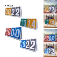 [AJAZ] 4- Flip Scoreboard, Large Scoreboard for Competition Games, Table Scoreboard for Basketball, 