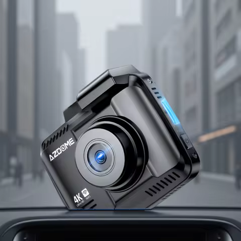 AZDOME Dash Cam GS63H Pro 4K+1080P 2.4" IPS Screen 150°FOV Built-in ADAS WiFi 6 GPS Car DVR G-Sensor