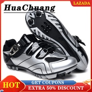 [HOT DEAL] HUACHUANG 2021ใหม่รองเท้าปั่นจักรยานสำหรับผู้ชายและผู้หญิง Mtb Spd Sidi Spd จักรยานเสือหม