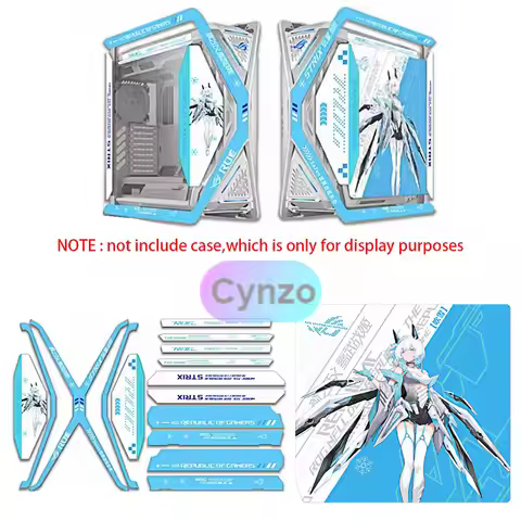 MOD Suede Stickers for ROG GR701 HYPERION Chassis, PC Case Frame/Backplate Glass Decoration Protecti