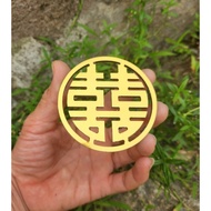 SMALL GOLD MIRROR ALU LETTERS 7x7 CM for fruit trays, bridesmaids, wine tray sets, wedding caskets, 