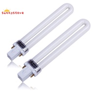 New Professional Electronic 2pcs 365nm 9W  Dryer UV Lamp Light Bulb Tube Replacement Art   Manicure