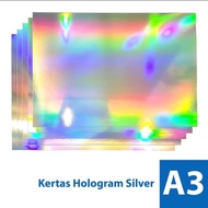 300gsm A3/A3+ Silver Hologram Paper - Silver Paper