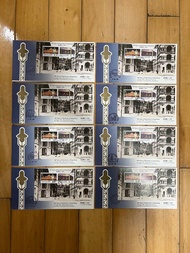 《香港電力一百年》1990年郵票首日封蓋八個不同郵戳