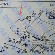 MESIN Original City Gm2 Spare Part Hood Cable