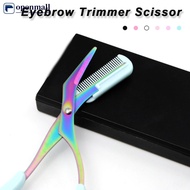 【OMALL】 Eyebrow Trimmer Scissor Beauty Products for Women Eyebrow Scissors with Comb Stainless Steel