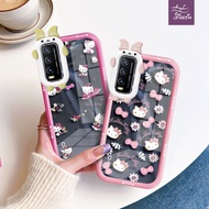 Kt Cat Hair Accessories Pink Color ph case Odd Shape for for vivo Y21/S/A/T Y20/S/A/I/G/SG/T Y19 Y17 Y16 Y15/S Y12/A/I Y11/S Y10 4G/5G Cute soft case Cute Girl plastic Mobile Phone
