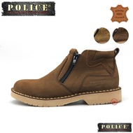 New Arrvials Police Men’s Signature Premiuk Nubuck Leather Mid-Cut Chukka Desert Boots Shoe ( 93572 )