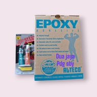 lem 2 ton quick lem epoxy steel 1dus isi 12set lem dua ton 20g 20gr gram alteco bkn lem dextone dext