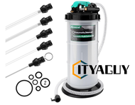 5.3 Liter Manual and Pneumatic Oil Suction Pump Includes 4 Hoses Vacuum Oil Change Unit Automotive O