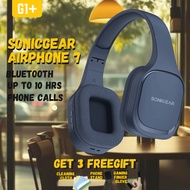 SonicGear Airphone 7 Bluetooth Headphones With Mic (Phone/PC/Laptop Use)