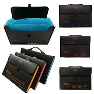 CSQUARE LONG (FC) BLACK EXPANDABLE ENVELOPE FILLING CASE WITH HANDLE 870F