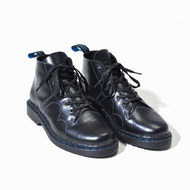 Floody Blue I Men's Leather Boots I Wrench Monkey Boots