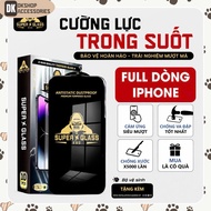 SUPER GLASS DKSHOP Tempered GLASS - Full Protection, Anti-Scratch, 9H Hardness