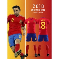 argentina jersey football jersey 2010 World Cup Spain Home Short Sleeve Training Suit Xavi Torres In