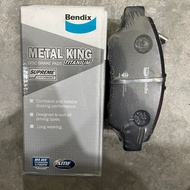 BENDIX METAL KING TITANIUM DISC BRAKE PAD FRONT HONDA CITY TMO T9A JAZZ T5A CIVIC S5A SR4 INSIGHT ZE