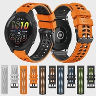 Sports Silicone Watch Strap For Garmin Forerunner 265 255 Music 745 Band For Garmin Vivoactive 4/Venu 2 Replacement Wrist Band