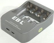 USB 4 槽 AA AAA 充電 Nimh Nicd 標準電池快速充電器  amsckp USB 4 Slots AA AAA Rechargeable Nimh Nicd Standard Bat