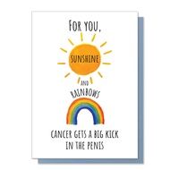 [Coisíní] Funny Cancer Card, Cancer Card, Cancer Sucks Card, Cancer Get Well Card, Cancer Support Ca
