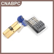 CNABPC 75Mm 37.5/37.5 Brass Key Xi Lanh Cửa Khóa Thùng Cao An Ninh Chống Snap Khóa