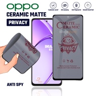 Ceramic Matte Spy Oppo A6x 5G A6t A6t Pro A6 5G A6 Pro A5 5G A5 A5i A5x A5 Pro A3 NFC A3x A3 Pro 5G 