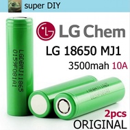 Original LG-INR18650 MJ1 18650 Rechargeable lithium ion li-ion 3500mAh 10A Flat Top High Drain 18650 vape sony Battery